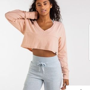 Gymshark Blush Nude Towel Sweater